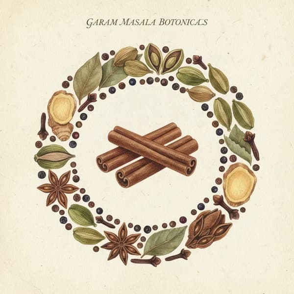 Garam Masala botanical illustration