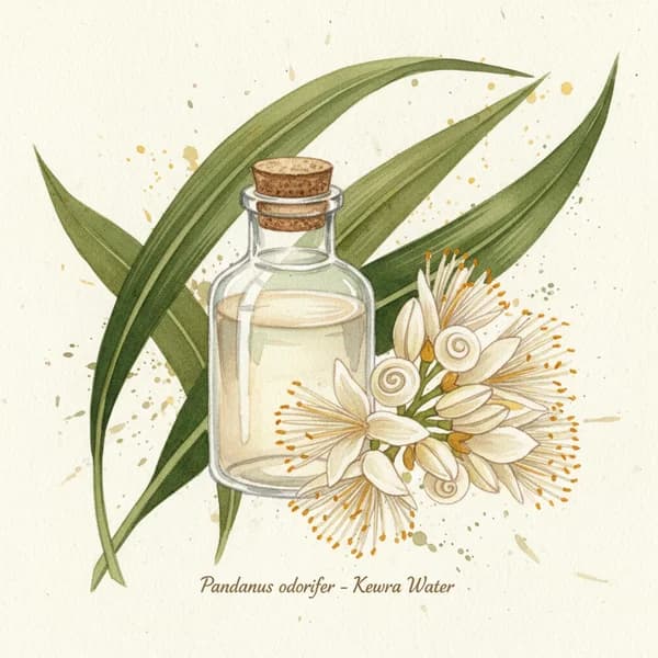 Kewra Water botanical illustration