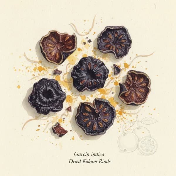 Kokum botanical illustration